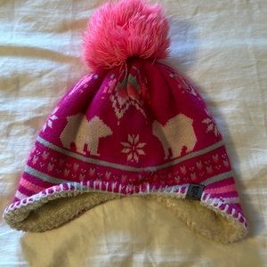 North Face “Fur” Lined Winter Hat
